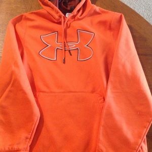 Orange under Armour hoodie
